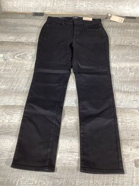 NYDJ Womens Black Sheri Slim Jeans Size 8 Lift Tuck Technology Stretch NWT